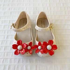 Mini Melissa + Isabela Capeto Floral Flats • Infant / Toddler Size 7